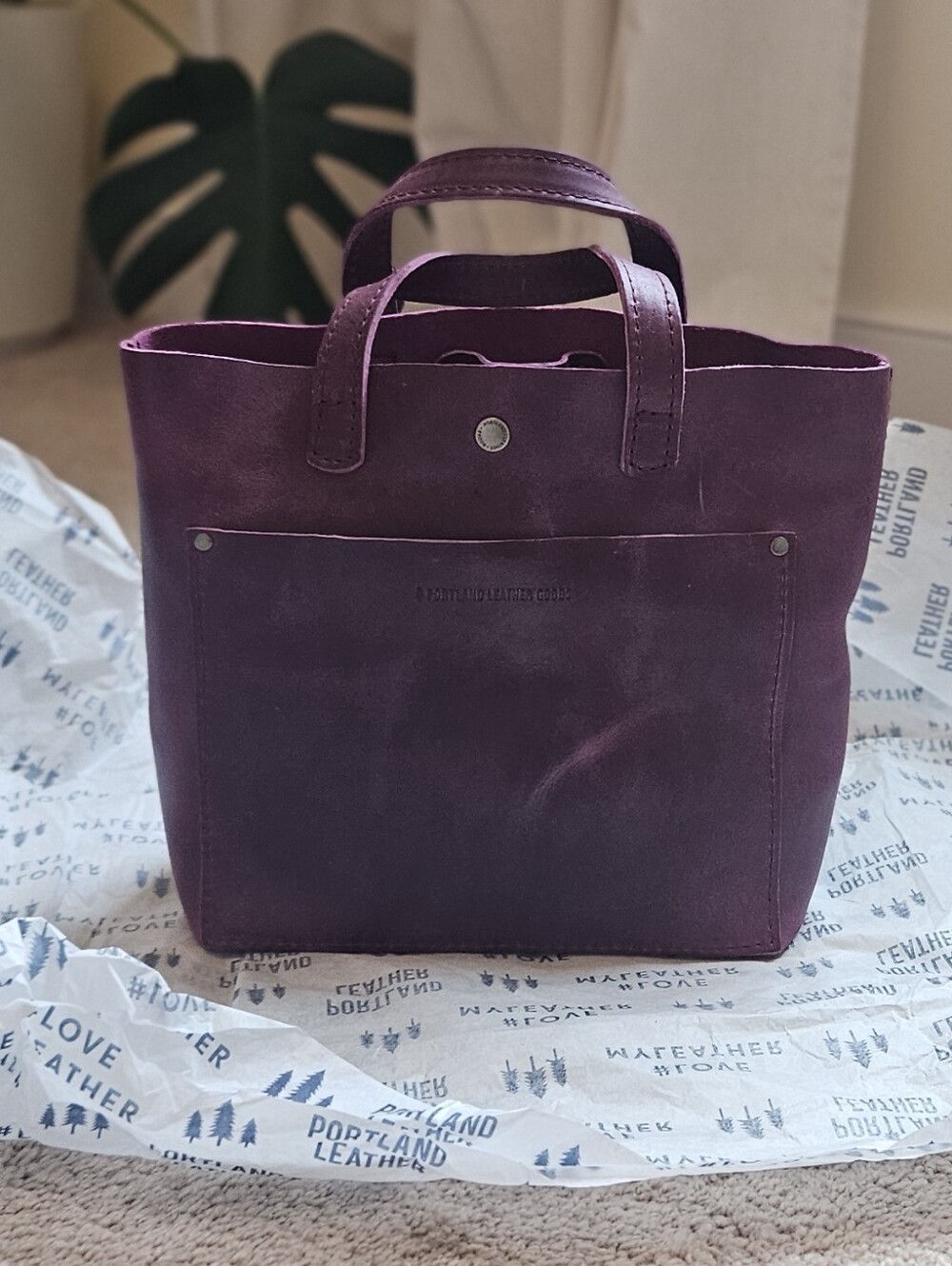 UNICORN Portland Leather Goods Mini Crossbody Tote